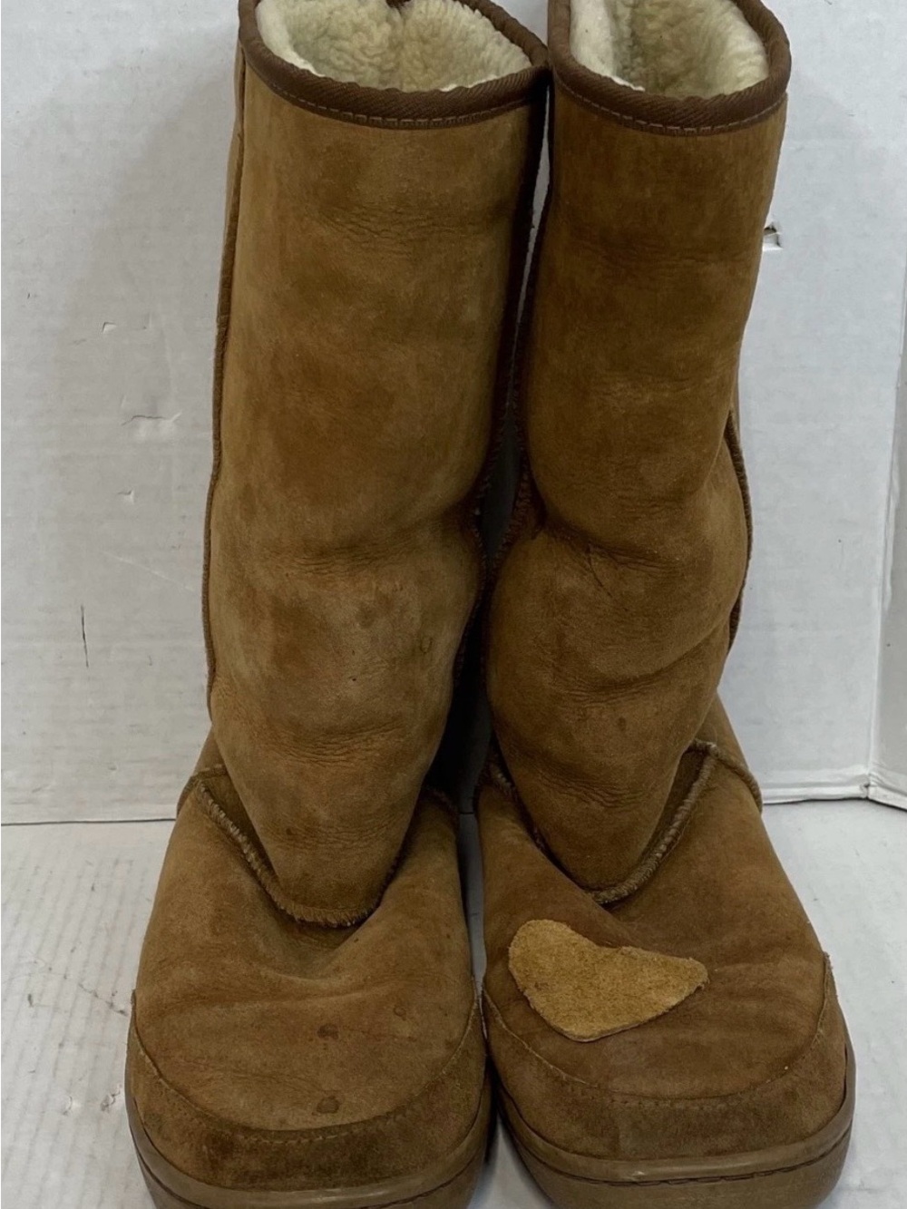 UGG Austrailia Original Tall Chestnut Suede Pull-On Boots #4023 - Picture 2 of 7